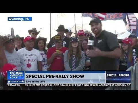 Real American Voices Camping Out For Tomorrow’s Trump Rally!