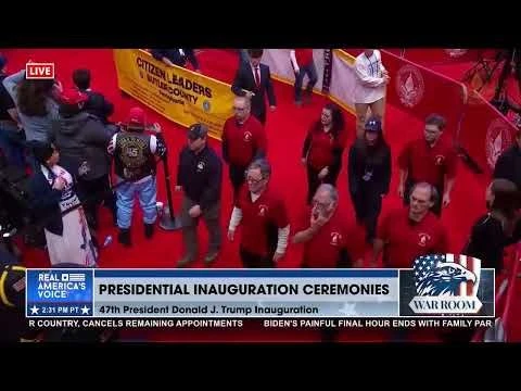 COREY COMPERATORE HONORED DURING PRESIDENTIAL PARADE