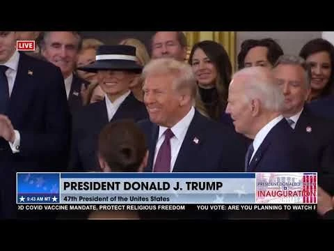 PRESIDENT TRUMP HAS ARRIVED INTO CAPITOL ROTUNDA!