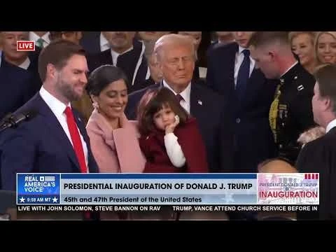 VP JD VANCE HAS BEEN SWORN IN!