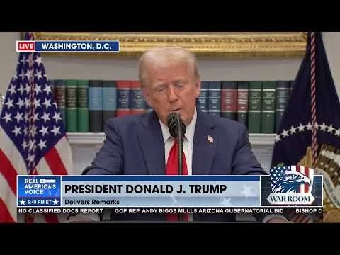 TRUMP COMMENTS ON J6 PARDONS