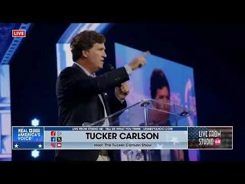 TUCKER CARLSON ON TRUMP WIN AT AMFEST