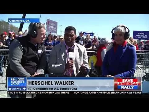 Herschel Walker - Save America Rally Commerce GA