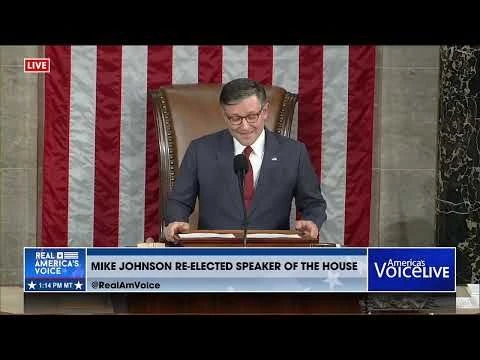 Speaker Mike Johnson#39;s Full Speech After Winning Re-Election