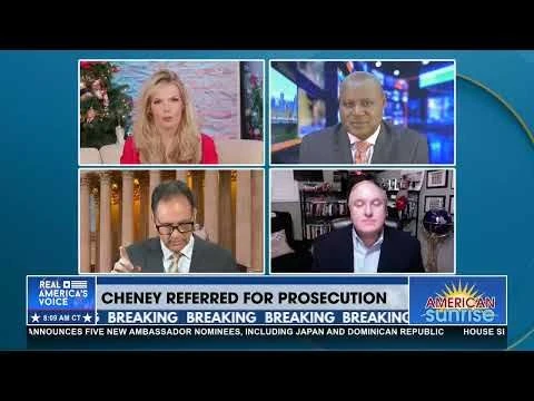 BREAKING  CHENEY REFERRED FOR PROSECUTION