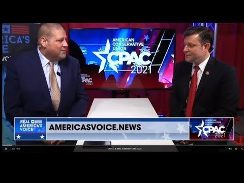 Congressman Mike Johnson (R-LA) sits down with David Zere of Real Americas Voice News at CPAC 2021