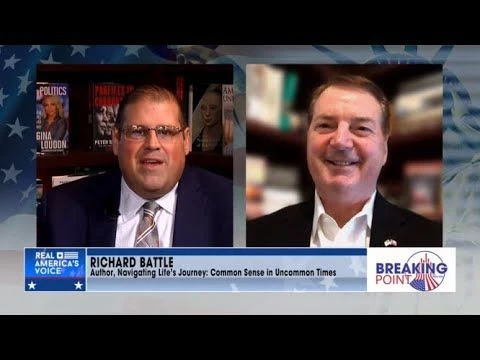 Author, Richard Battle on Breaking Point with Dave Zere on Real Americas Voice News on Lockdowns