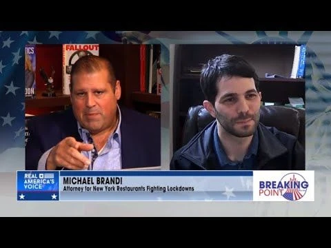 NY Restaurant Attorney Mike Brandi with David Zere of Real Americas VOice News on reopening NY