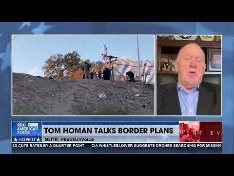 TOM HOMAN SHARES HIS PLANS FOR SECURING OUR BORDER