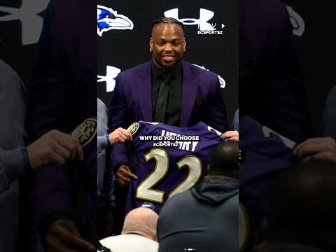 Derrick Henry on why He Chose to go to the Ravens #nfl #shorts