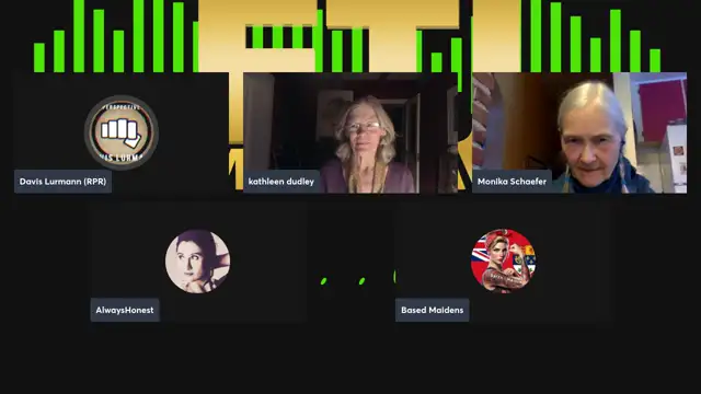 White Nationalist Ladies’ Roundtable TONIGHT on Davis Lürmann’s ‘Right Perspective’ (Thurs., Feb. 13th, 8-10 PM EST) ‘Remember Dresden’ Day! on 13-Feb-25-19:00:26