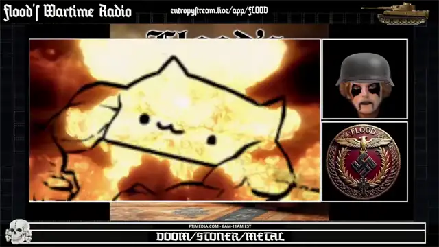 FLOODS WARTIME RADIO PROGRAM on 16-Jun-25-17:59:39