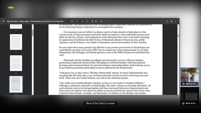 Myron Fagan on the Illuminati, Part 2