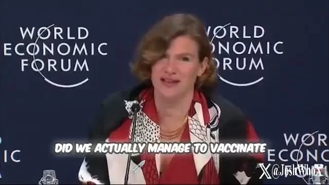 JoshWho #SeekingTheTruth*⃣ - 🙄Mannish looking WEF woman is wanting to go after your drinking water next.  ''COVID didn't work, Climate Change didn't work Let's try water'' this time🤔