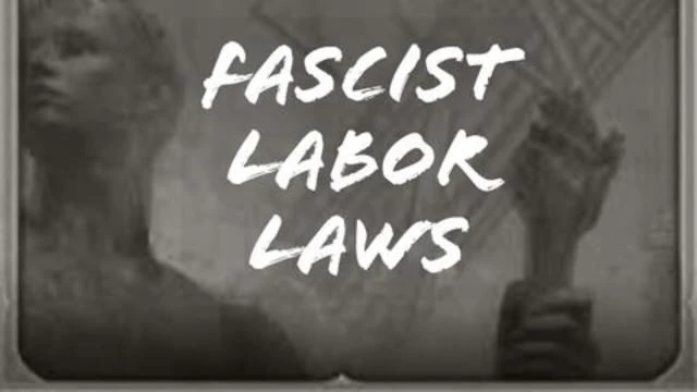 Fascist Labor Laws