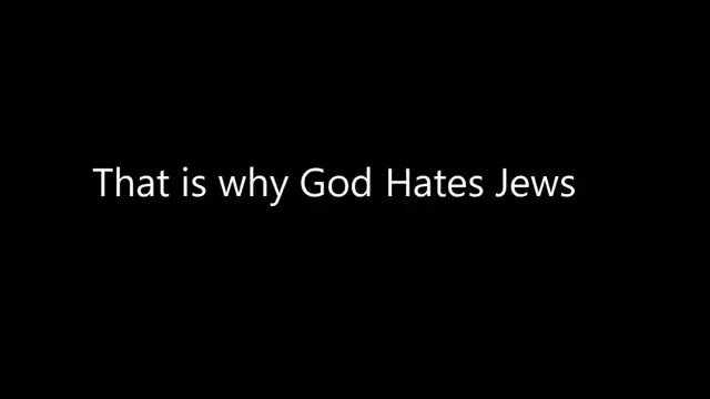 Why God Hates THE Jews, Sept 7, 2023