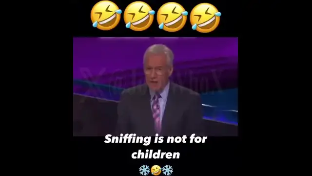 Biden Jeopardy Sniffing not for Children