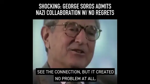 George Soros admits how much of a creature he is