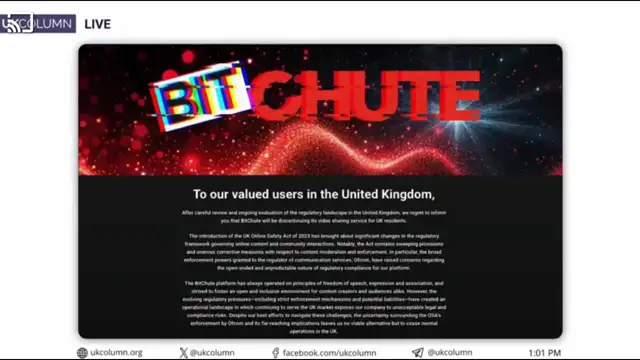 BitChute UK Bites the Dust