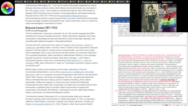 🔵🟢Zerohedge Corporate State article, Part 2. The creation of Corporate Goverment in America