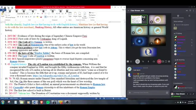 VSOF TimeLine Class #1 Lies and Thievery of 4000 years, the History of the Old-world order Anew.