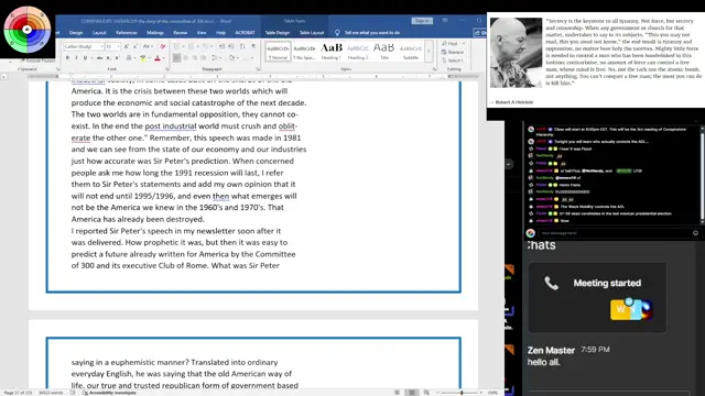 🟠🟢The Conspirators Hierarchy. #3 Reading and analysis. Know thy Enemy!