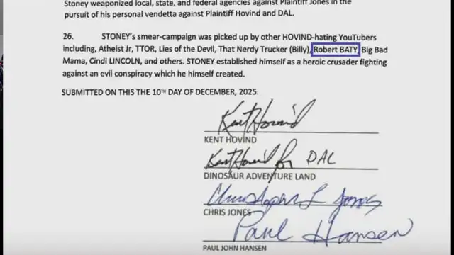 Kent Hovind Names Me In A Lawsuit That He Filed!