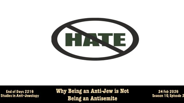 Why Being an Anti-Jew is Not Being an Anti-Semite
