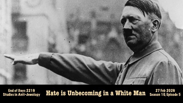 Hate is Unbecoming in a White Man